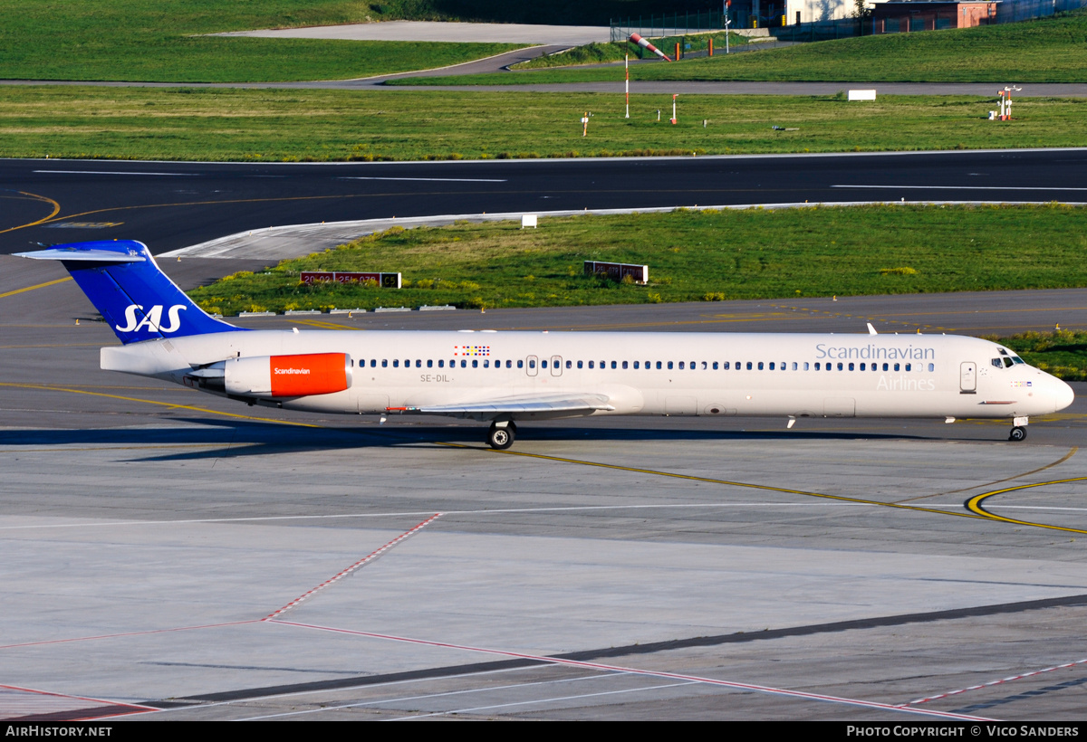 Aircraft Photo of SE-DIL | McDonnell Douglas MD-82 (DC-9-82) | Scandinavian Airlines - SAS | AirHistory.net #788914