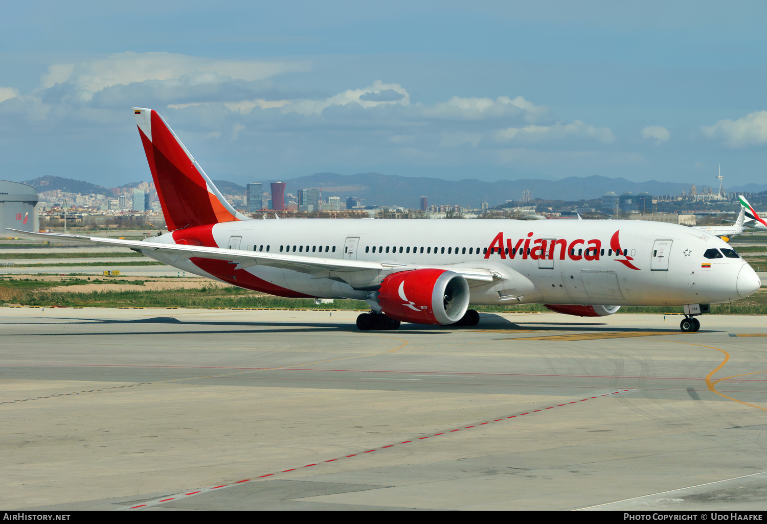 Aircraft Photo of N794AV | Boeing 787-8 Dreamliner | Avianca | AirHistory.net #789030