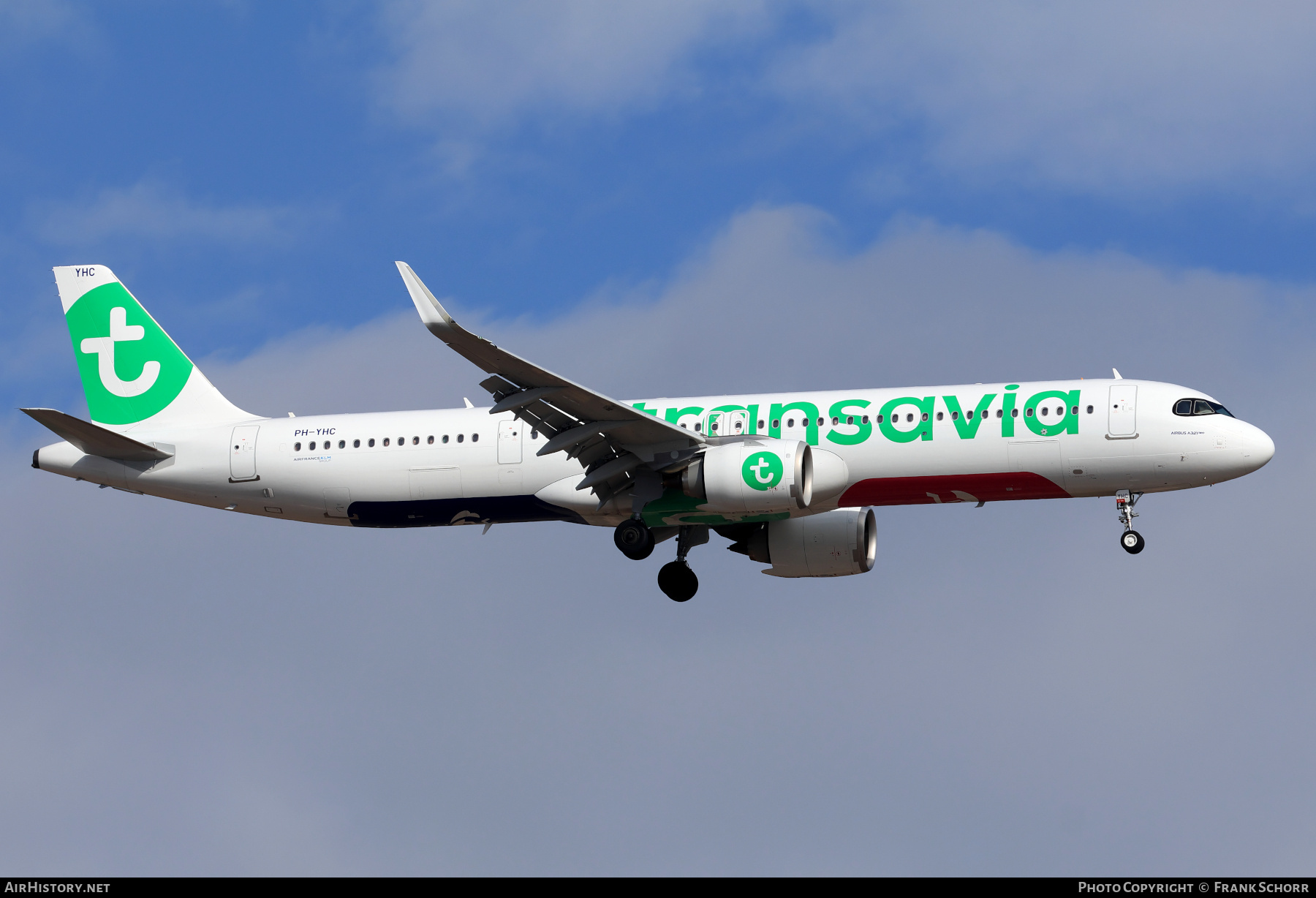 Aircraft Photo of PH-YHC | Airbus A321-252NX | Transavia | AirHistory.net #789040