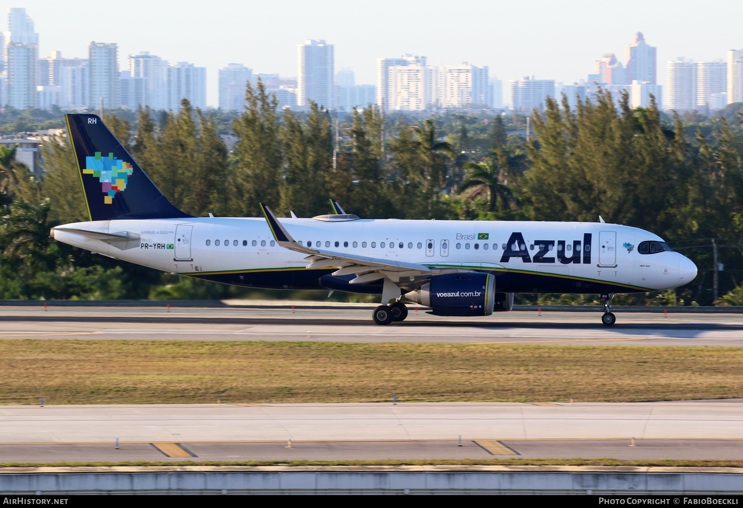 Aircraft Photo of PR-YRH | Airbus A320-251N | Azul Linhas Aéreas Brasileiras | AirHistory.net #789045