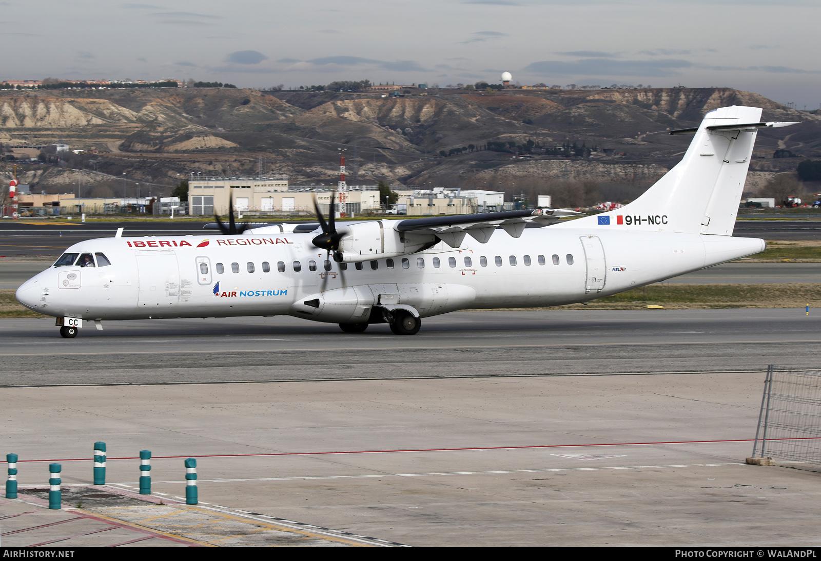 Aircraft Photo of 9H-NCC | ATR ATR-72-600 (ATR-72-212A) | Iberia Regional | AirHistory.net #789059