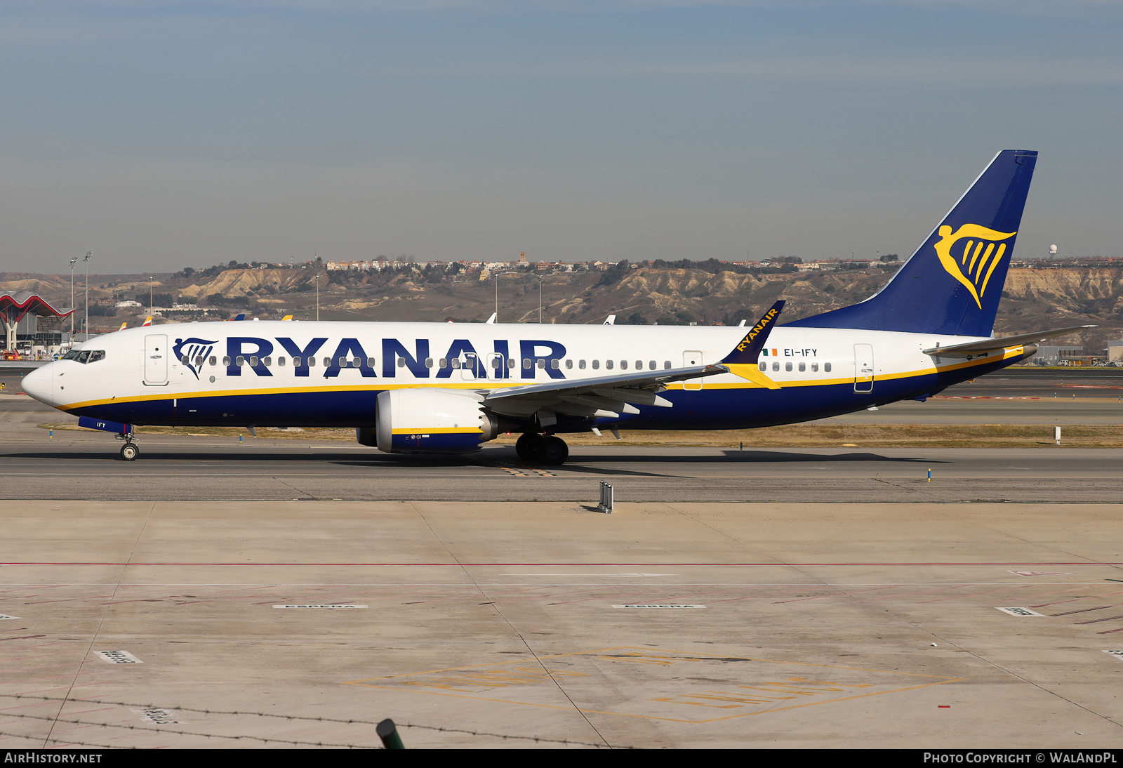 Aircraft Photo of EI-IFY | Boeing 737-8200 Max 200 | Ryanair | AirHistory.net #789118