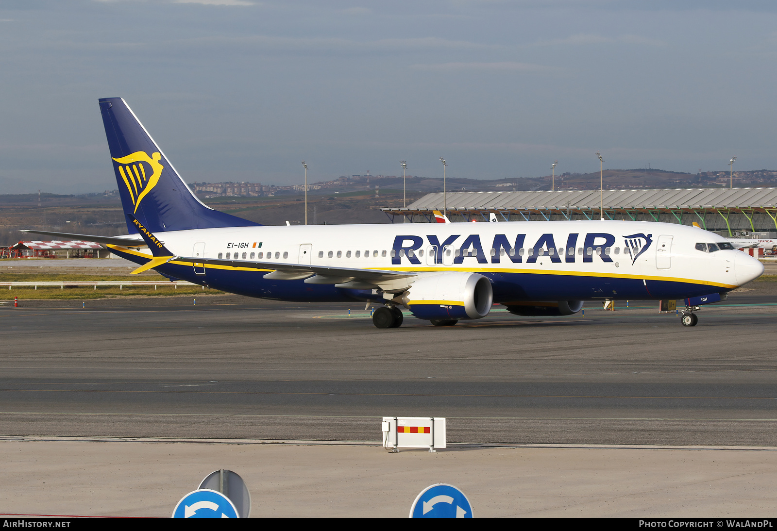 Aircraft Photo of EI-IGH | Boeing 737-8200 Max 200 | Ryanair | AirHistory.net #789125