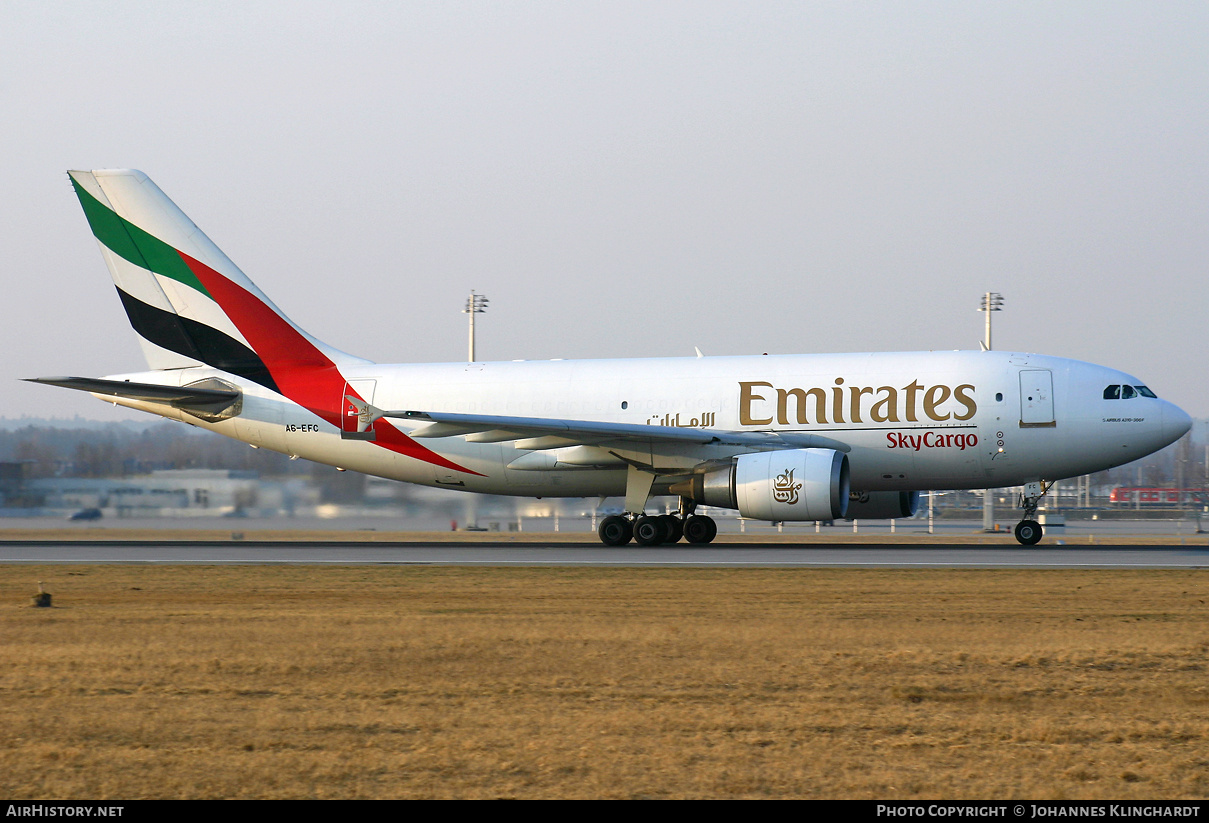 Aircraft Photo of A6-EFC | Airbus A310-304/F | Emirates SkyCargo | AirHistory.net #789144