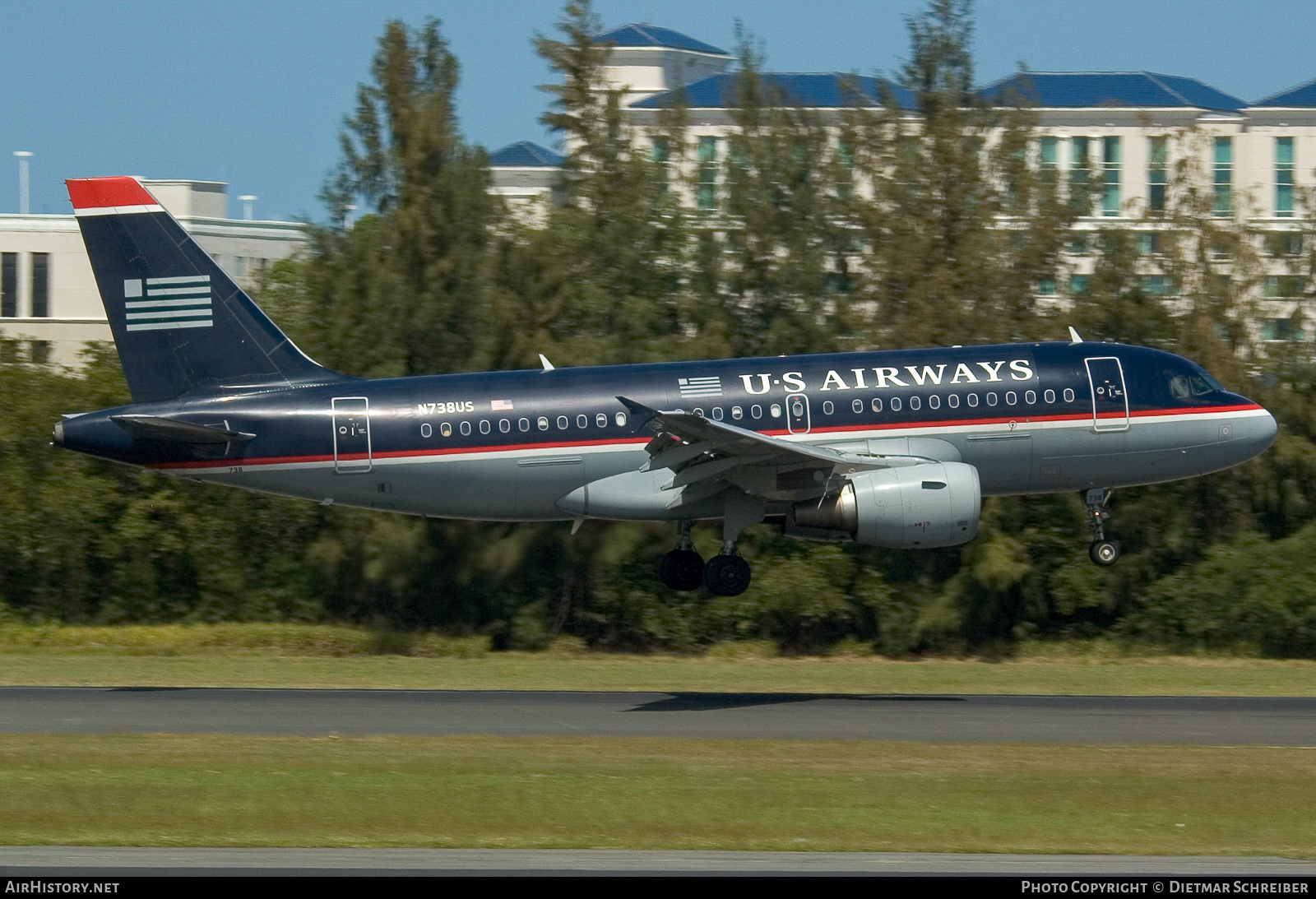 Aircraft Photo of N738US | Airbus A319-112 | US Airways | AirHistory.net #789168