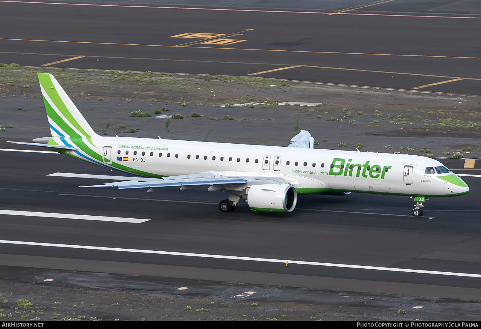 Aircraft Photo of EC-OJI | Embraer 195-E2 (ERJ-190-400 STD) | Binter Canarias | AirHistory.net #789173