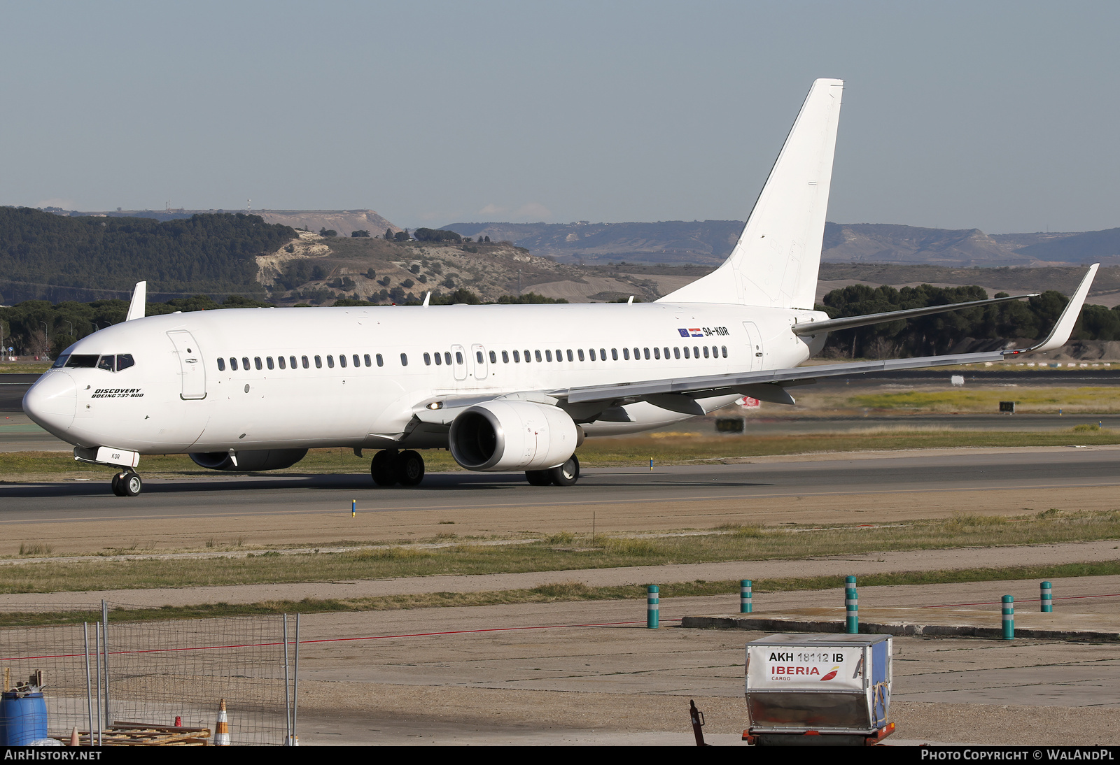 Aircraft Photo of 9A-KOR | Boeing 737-8GJ | AirHistory.net #789186