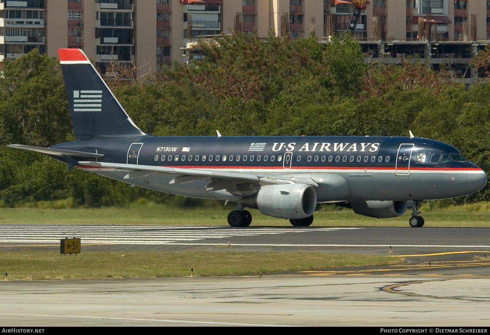 Aircraft Photo of N713UW | Airbus A319-112 | US Airways | AirHistory.net #789190