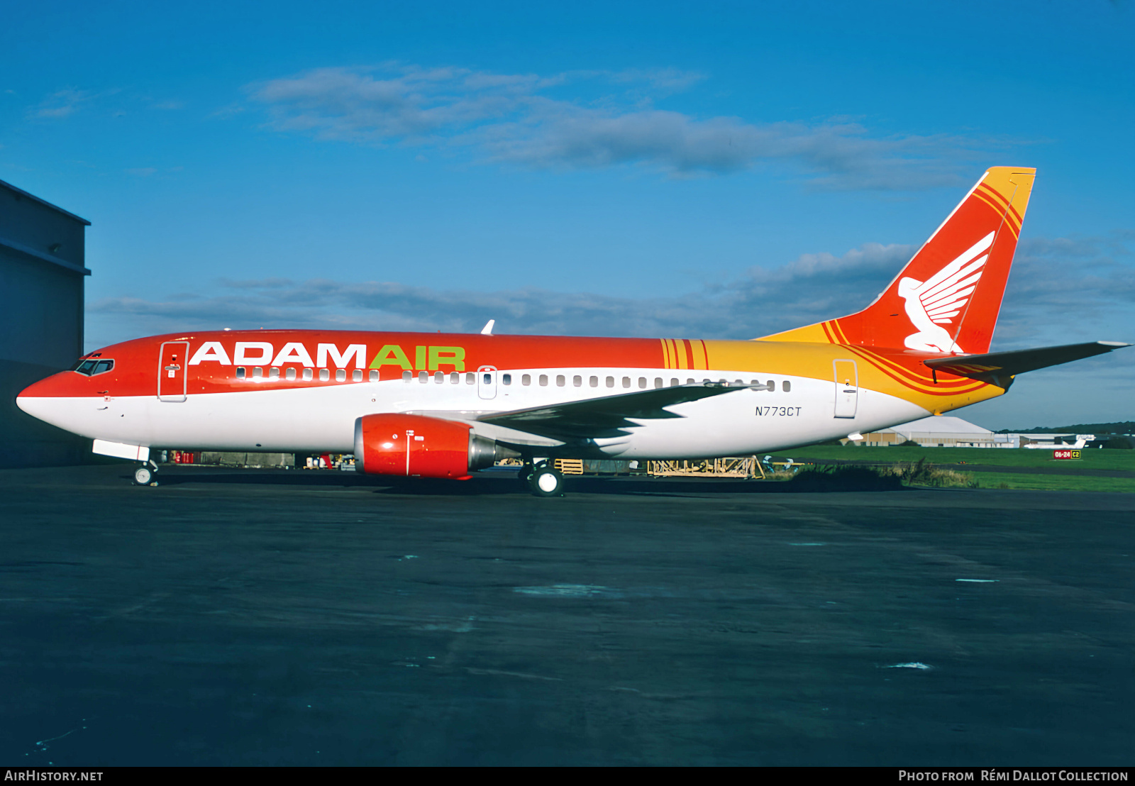Aircraft Photo of N773CT | Boeing 737-329 | AdamAir | AirHistory.net #789210