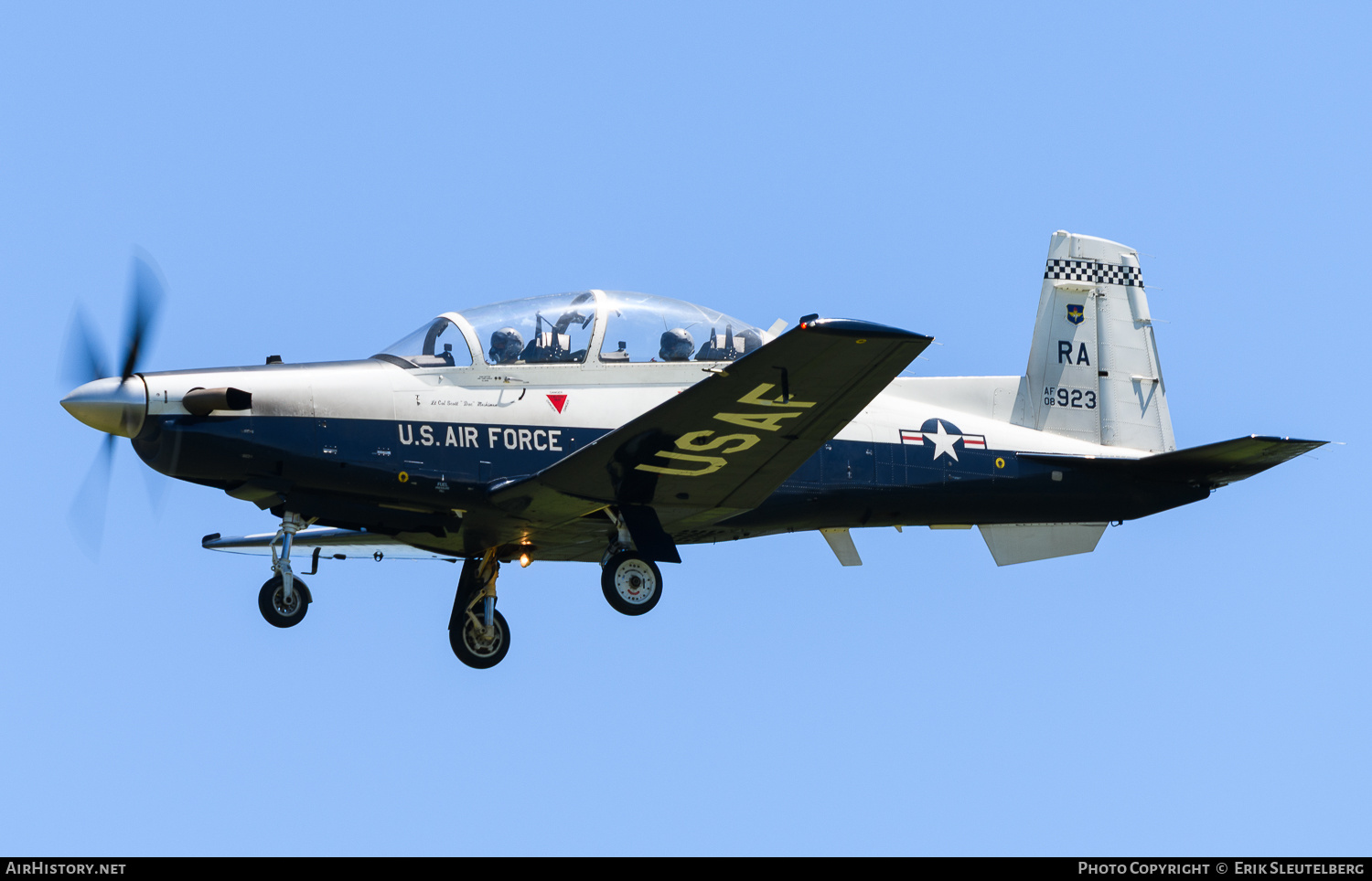 Aircraft Photo of 08-3923 / AF08-923 | Raytheon T-6A Texan II | USA - Air Force | AirHistory.net #789222