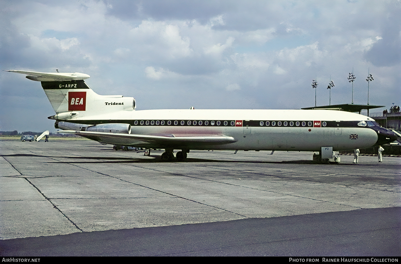 Aircraft Photo of G-ARPZ | De Havilland D.H. 121 Trident 1C | BEA - British European Airways | AirHistory.net #789225