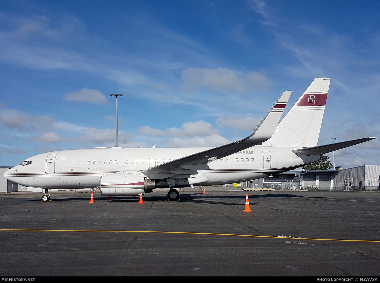 Aircraft Photo of N666ML | Boeing 737-7BC BBJ | HK Bellawings Jet | AirHistory.net #789244