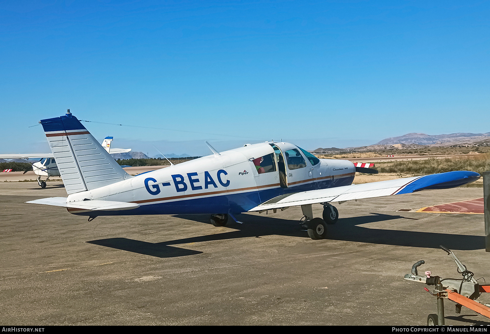 Aircraft Photo of G-BEAC | Piper PA-28-140 Cherokee | AirHistory.net #789277