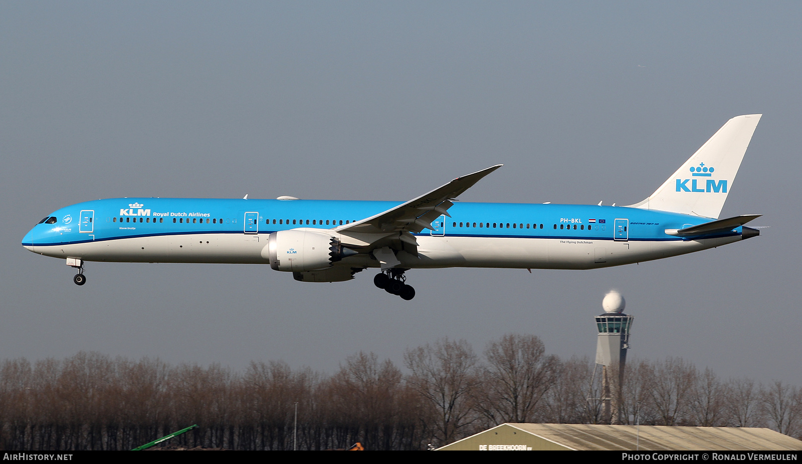 Aircraft Photo of PH-BKL | Boeing 787-10 Dreamliner | KLM - Royal Dutch Airlines | AirHistory.net #789328