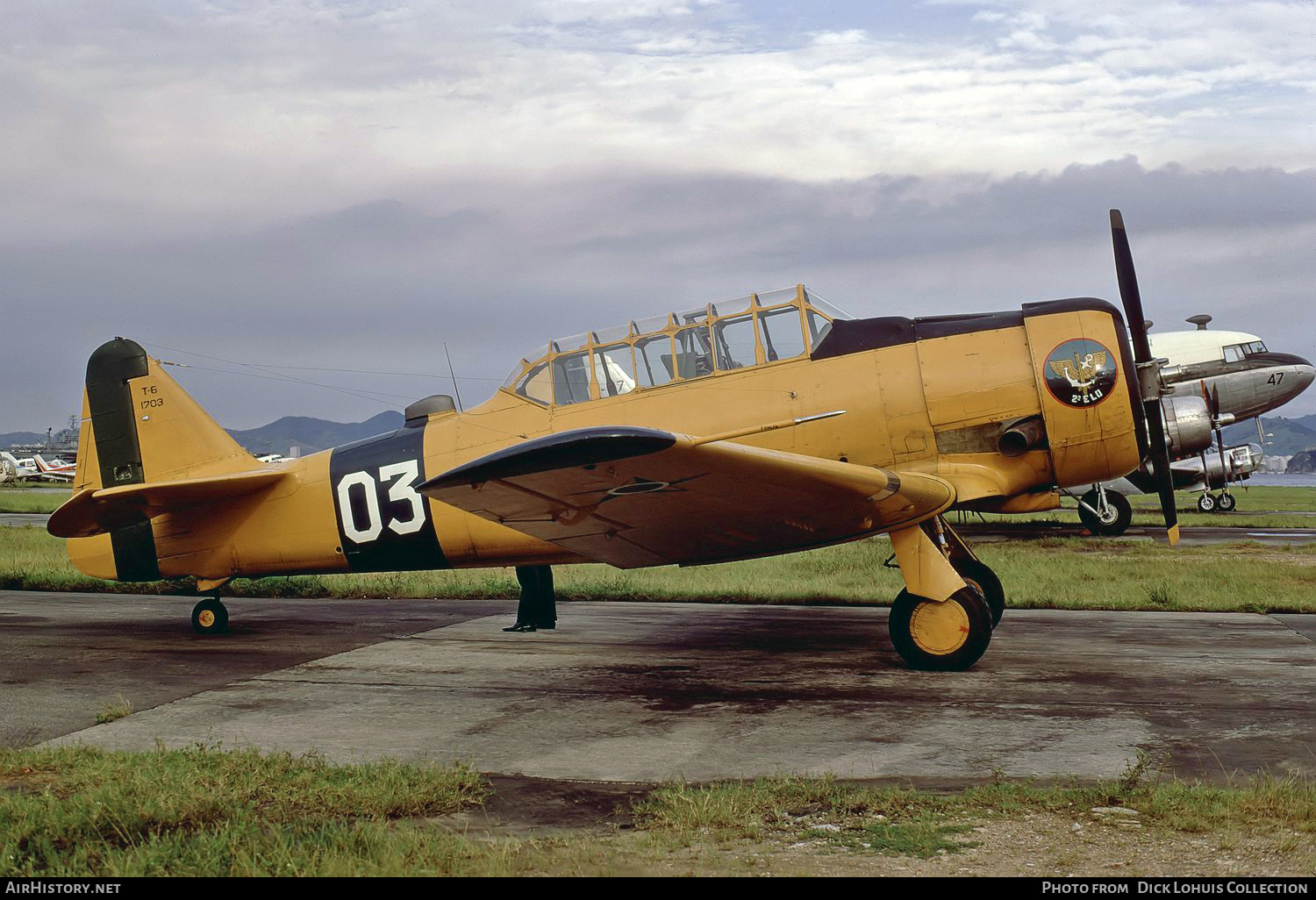 Aircraft Photo of 1703 | North American SNJ-5C Texan | Brazil - Air Force | AirHistory.net #789347