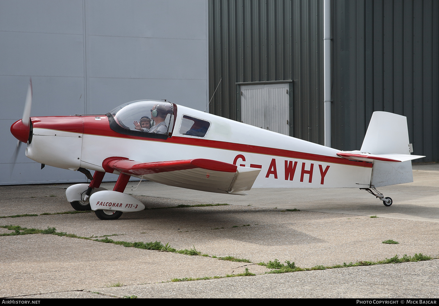 Aircraft Photo of G-AWHY | Falconar F-11-3 | AirHistory.net #789353