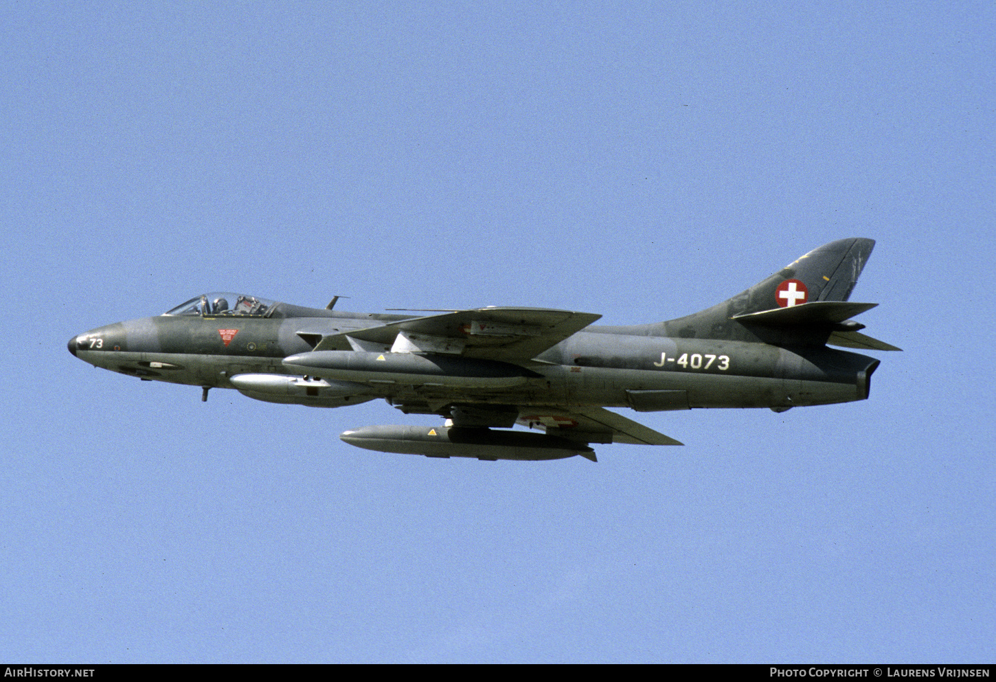 Aircraft Photo of J-4073 | Hawker Hunter F58 | Switzerland - Air Force | AirHistory.net #789390