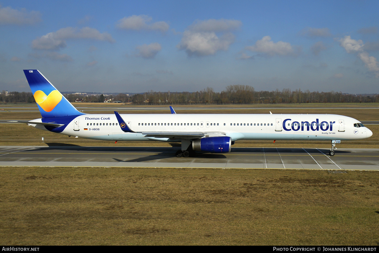 Aircraft Photo of D-ABOB | Boeing 757-330 | Condor Flugdienst | AirHistory.net #789433