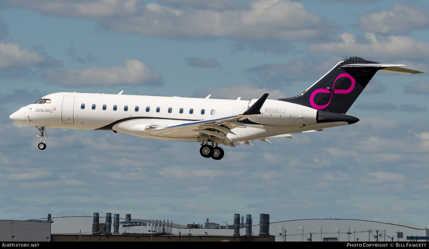 Aircraft Photo of N988ZJ | Bombardier Global 6000 (BD-700-1A10) | Zetta Jet | AirHistory.net #789504