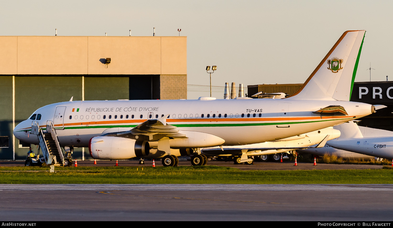 Aircraft Photo of TU-VAS | Airbus A319-133X | Ivory Coast - Government | AirHistory.net #789520