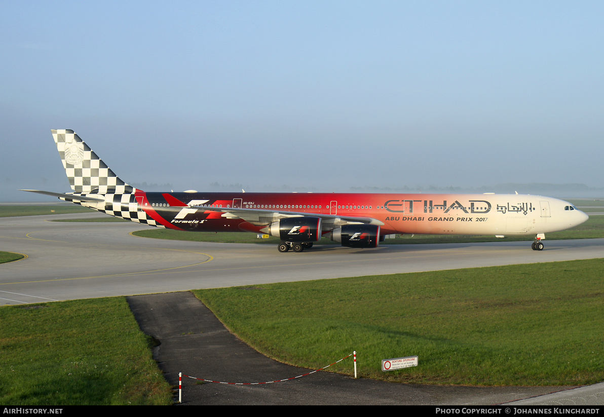 Aircraft Photo of A6-EHJ | Airbus A340-642 | Etihad Airways | AirHistory.net #789559
