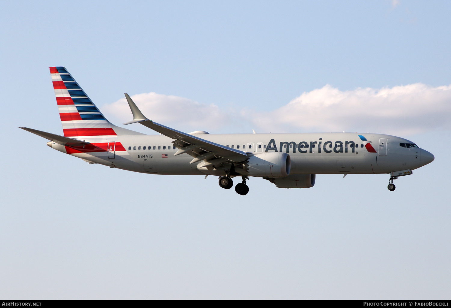 Aircraft Photo of N344TS | Boeing 737-8 Max 8 | American Airlines | AirHistory.net #789560