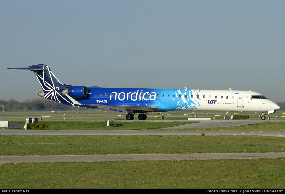 Aircraft Photo of ES-ACB | Bombardier CRJ-900 NG (CL-600-2D24) | Nordica | AirHistory.net #789574