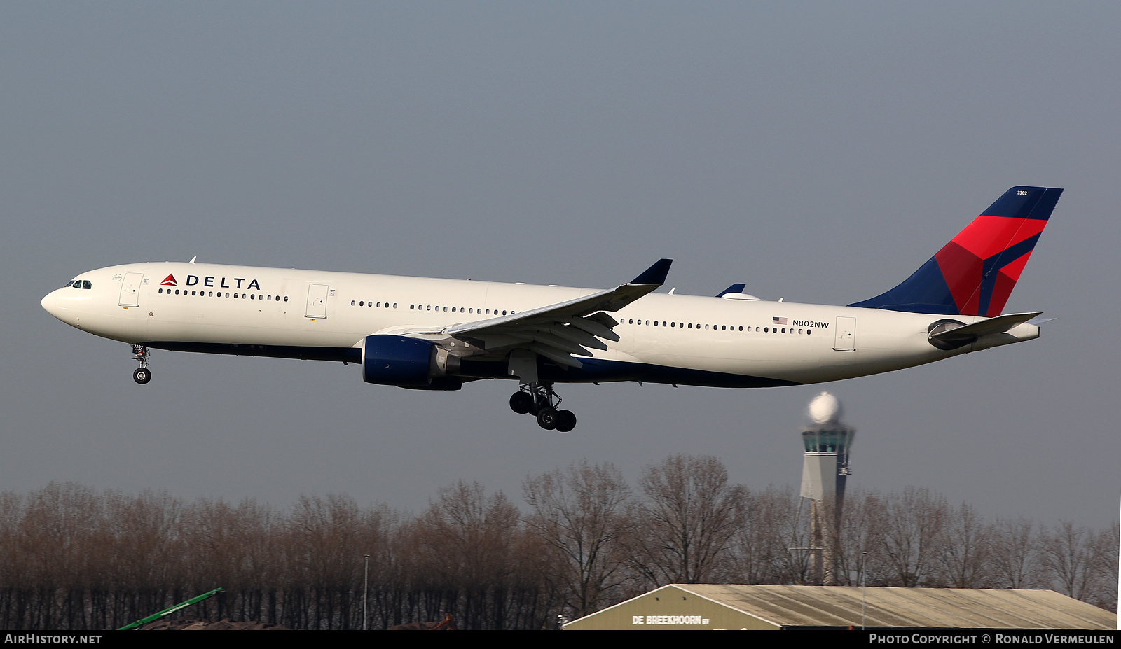 Aircraft Photo of N802NW | Airbus A330-323 | Delta Air Lines | AirHistory.net #789576