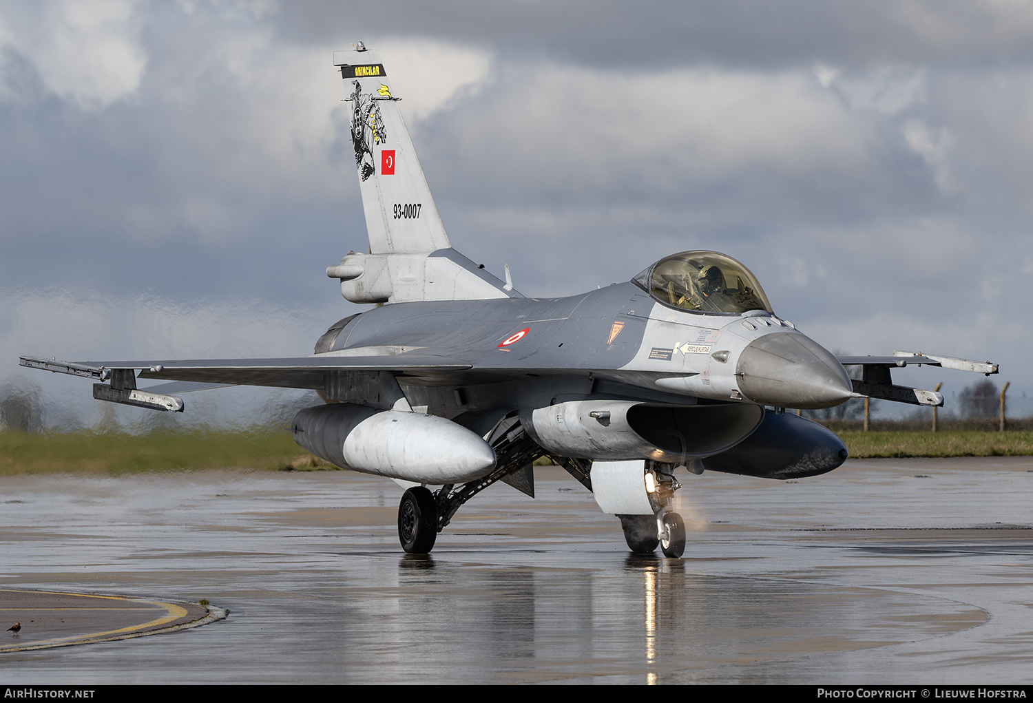 Aircraft Photo of 93-0007 | Lockheed F-16CG Fighting Falcon | Turkey - Air Force | AirHistory.net #789656