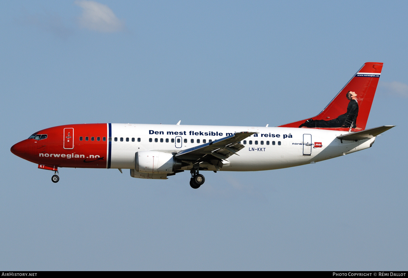 Aircraft Photo of LN-KKT | Boeing 737-3L9 | Norwegian | AirHistory.net #789713