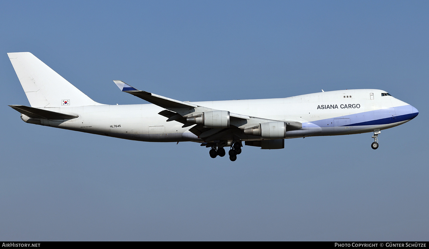 Aircraft Photo of HL7645 | Boeing 747-409F/SCD | Asiana Airlines Cargo | AirHistory.net #789739