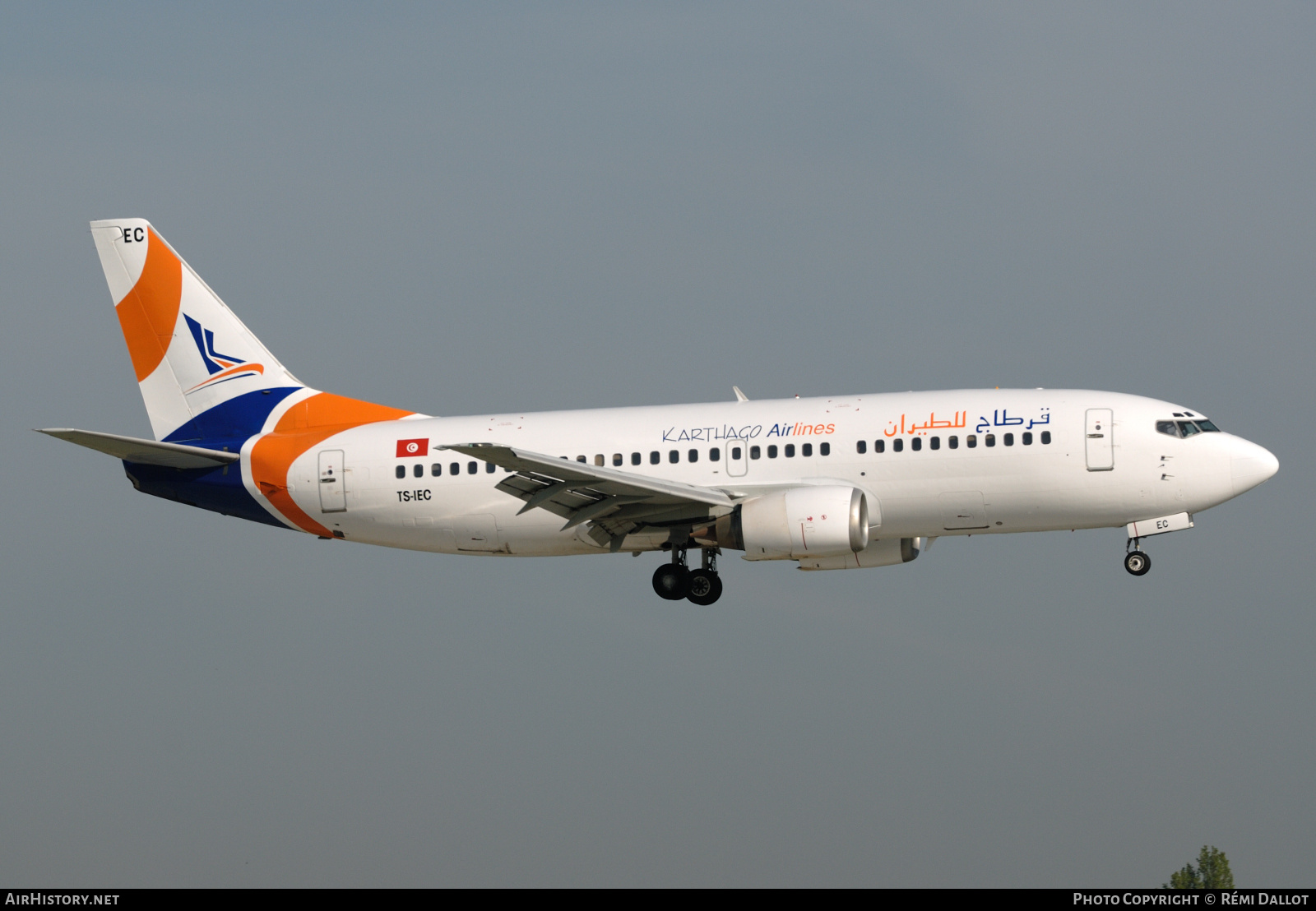 Aircraft Photo of TS-IEC | Boeing 737-33A | Karthago Airlines | AirHistory.net #789772