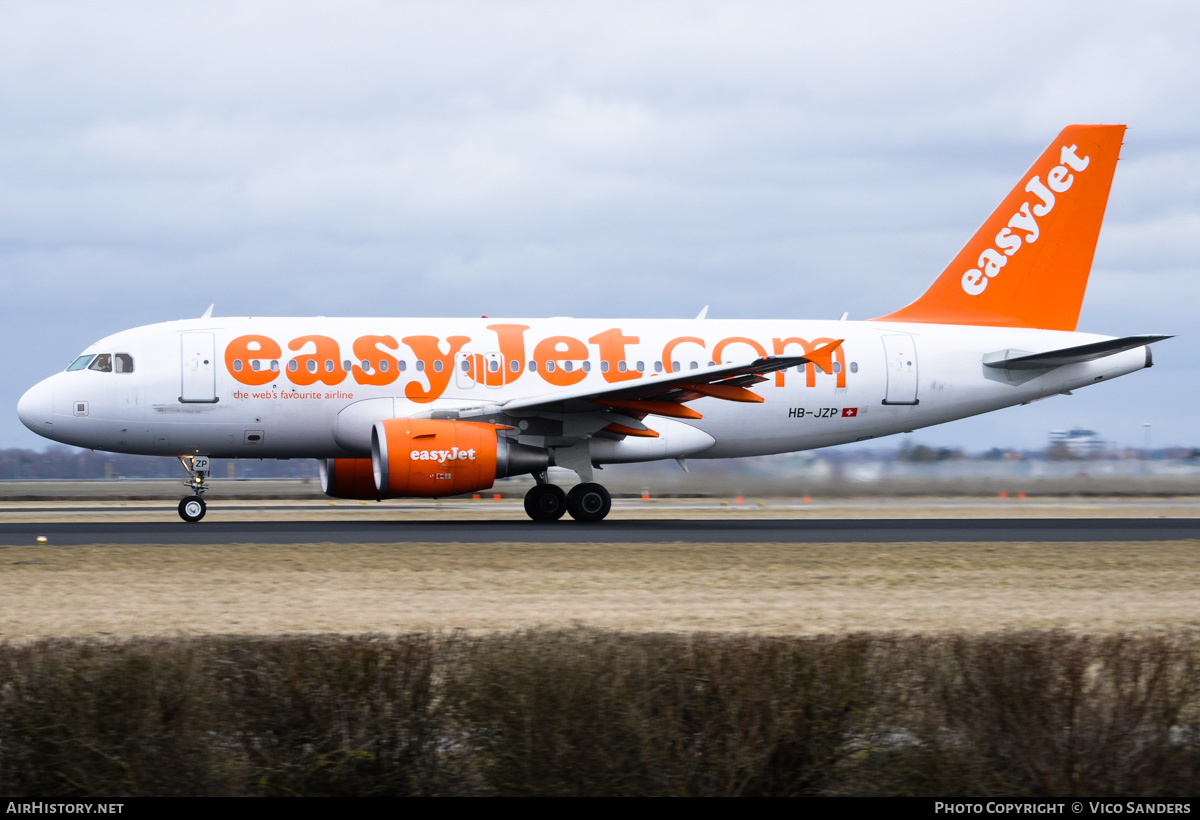 Aircraft Photo of HB-JZN | Airbus A319-111 | EasyJet | AirHistory.net #789781