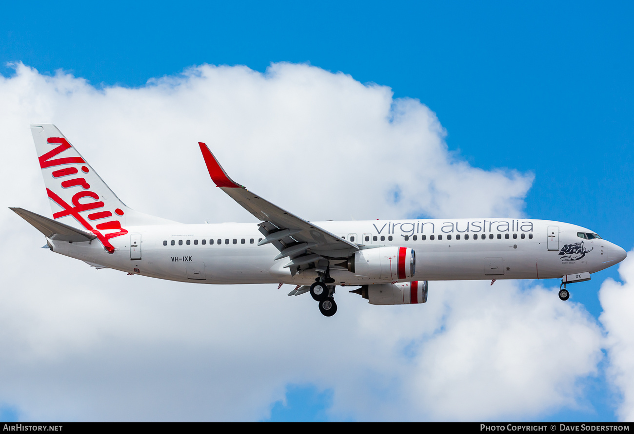 Aircraft Photo of VH-IXK | Boeing 737-8SA | Virgin Australia Airlines | AirHistory.net #789804