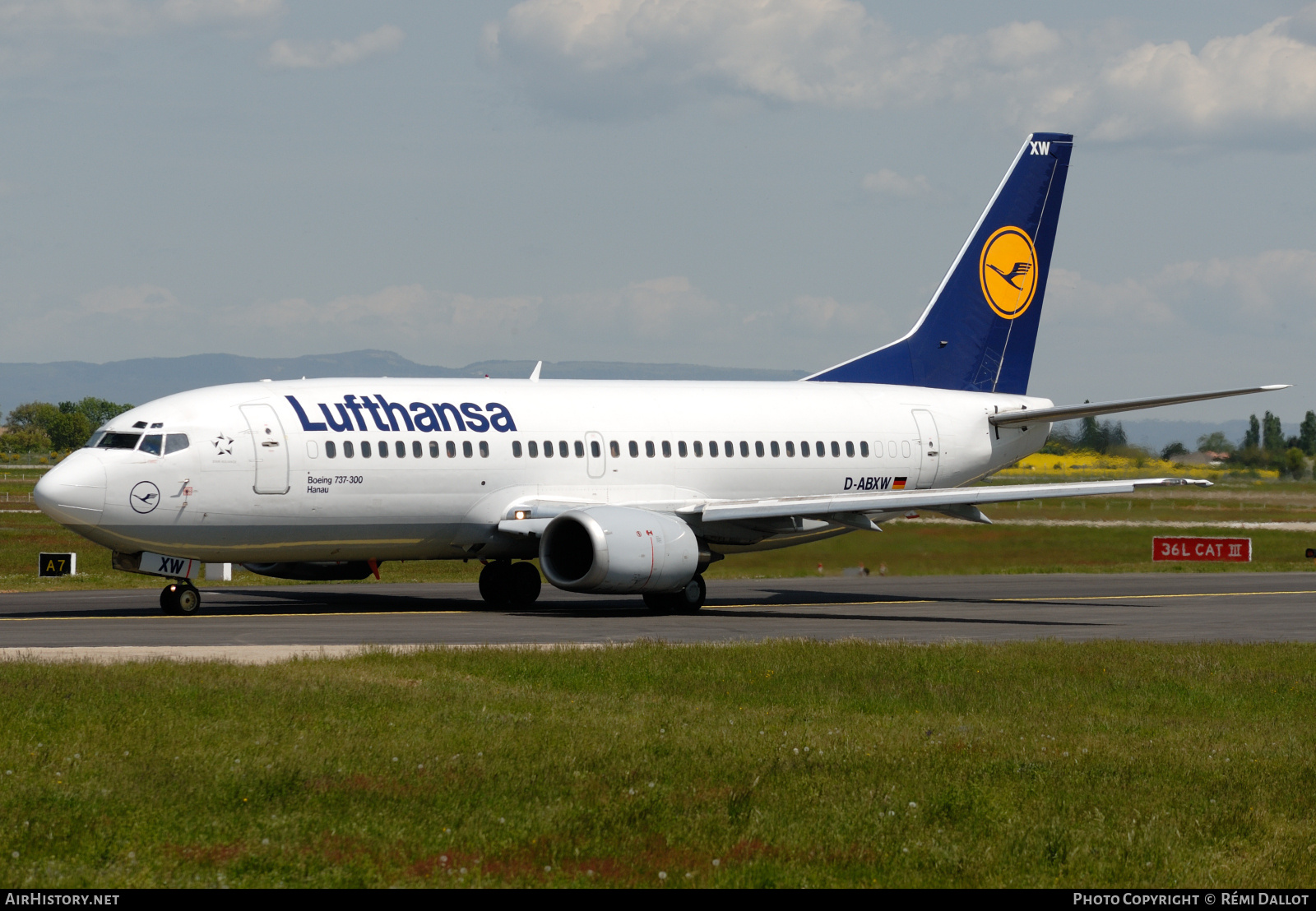 Aircraft Photo of D-ABXW | Boeing 737-330 | Lufthansa | AirHistory.net #789814