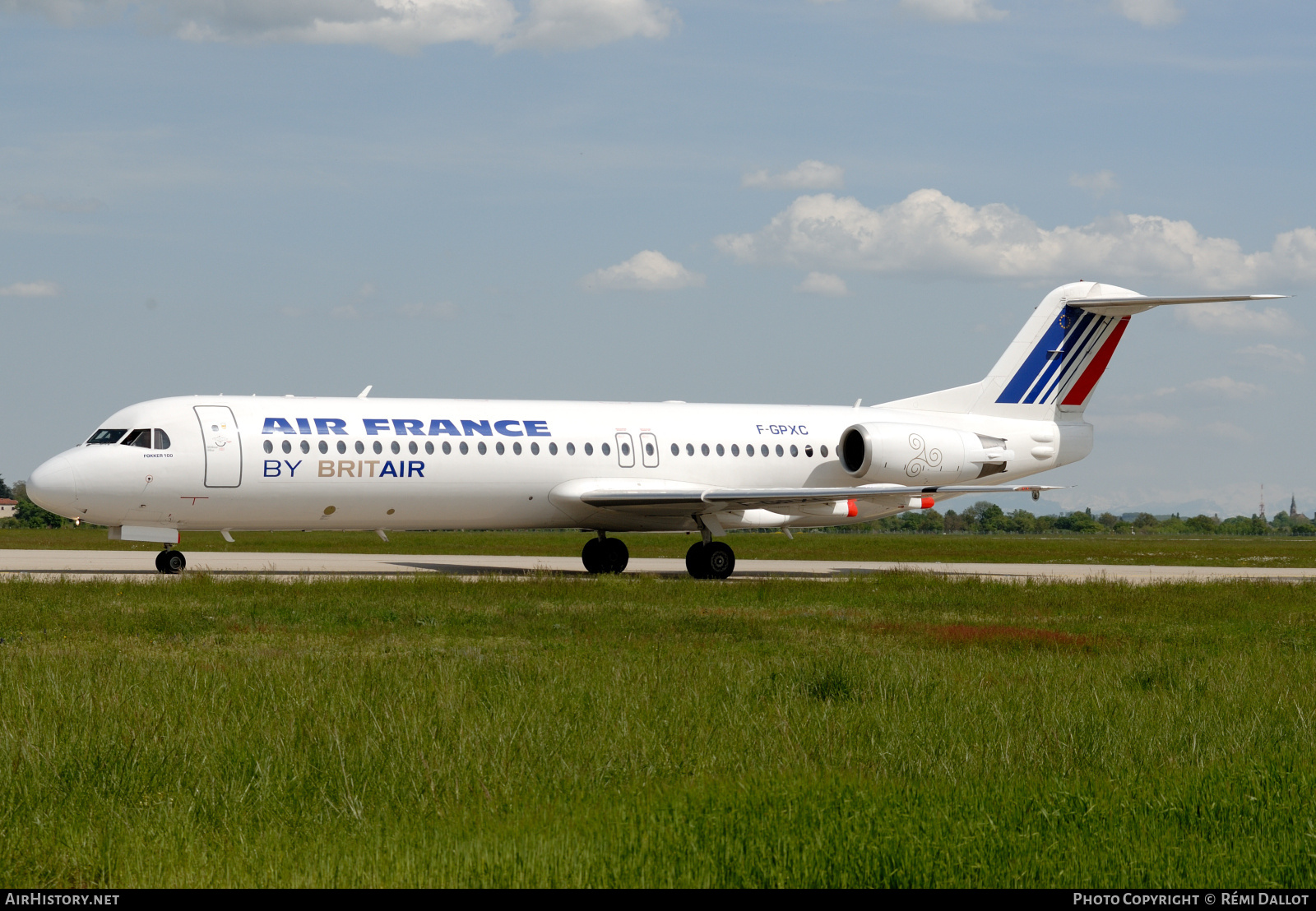 Aircraft Photo of F-GPXC | Fokker 100 (F28-0100) | Air France | AirHistory.net #789826