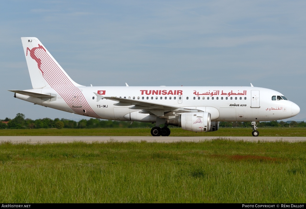 Aircraft Photo of TS-IMJ | Airbus A319-114 | Tunisair | AirHistory.net #789828