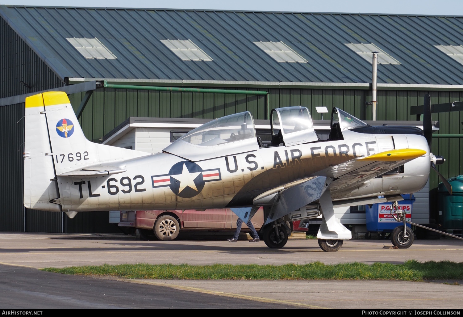 Aircraft Photo of G-TROY / 17692 | North American T-28A Fennec | USA - Air Force | AirHistory.net #789915