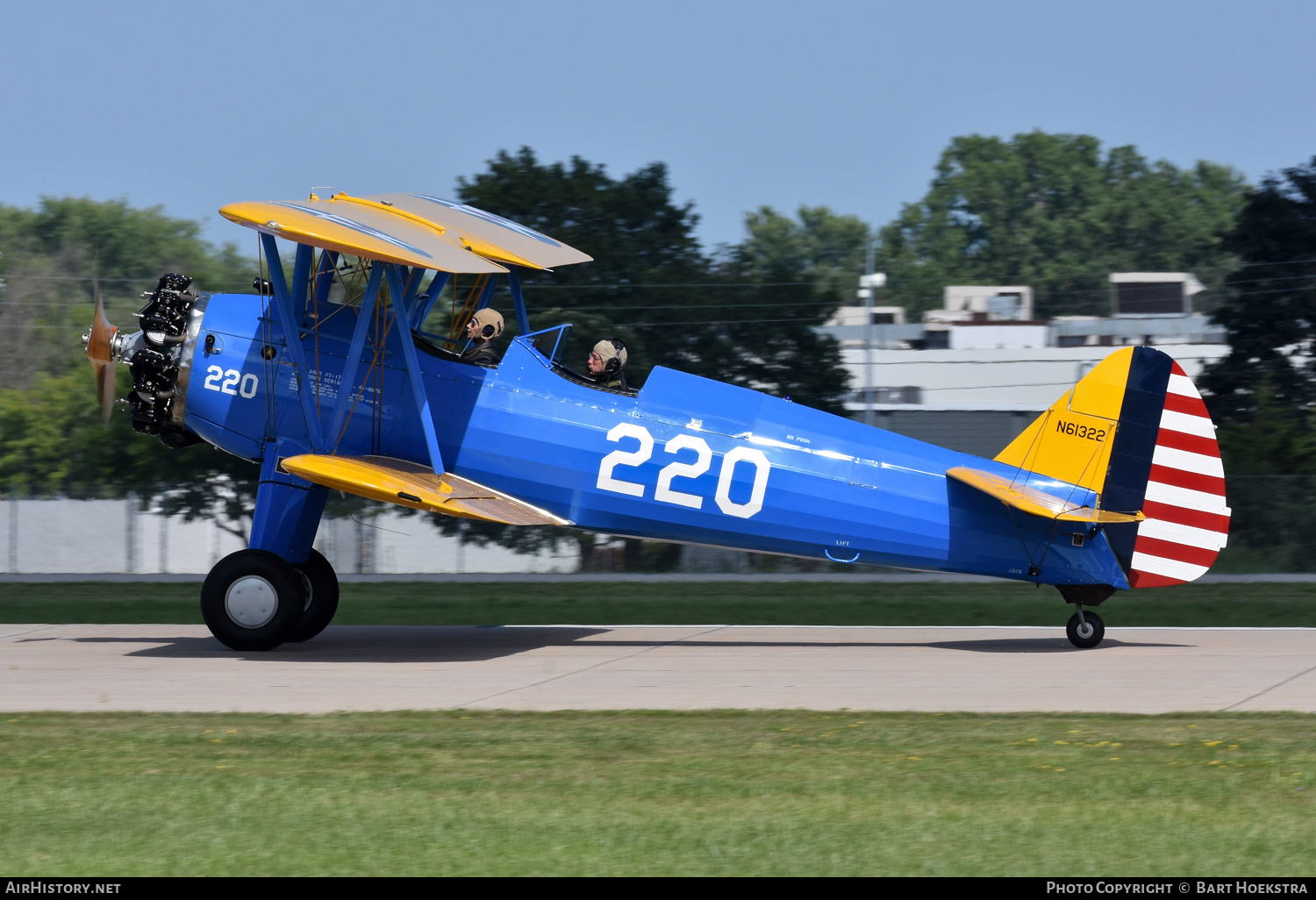 Aircraft Photo of N61322 / 41-8076 | Stearman PT-17 Kaydet (A75N1) | USA - Air Force | AirHistory.net #789994