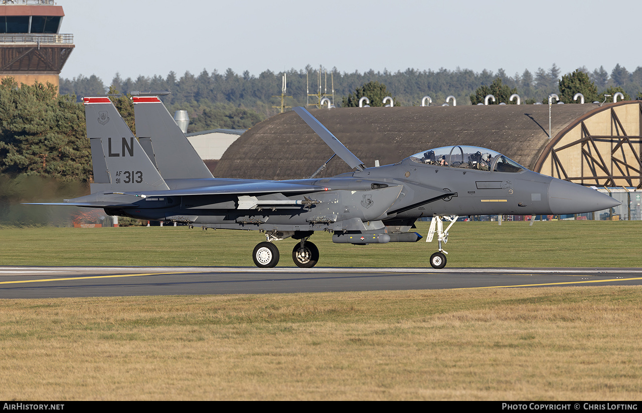 Aircraft Photo of 91-0313 / AF91-313 | McDonnell Douglas F-15E Strike Eagle | USA - Air Force | AirHistory.net #790007