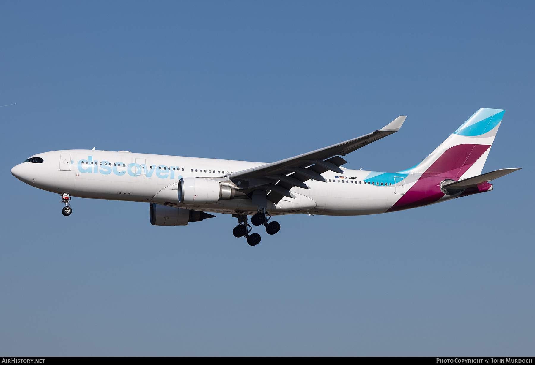 Aircraft Photo of D-AXGF | Airbus A330-202 | Discover Airlines | AirHistory.net #790017