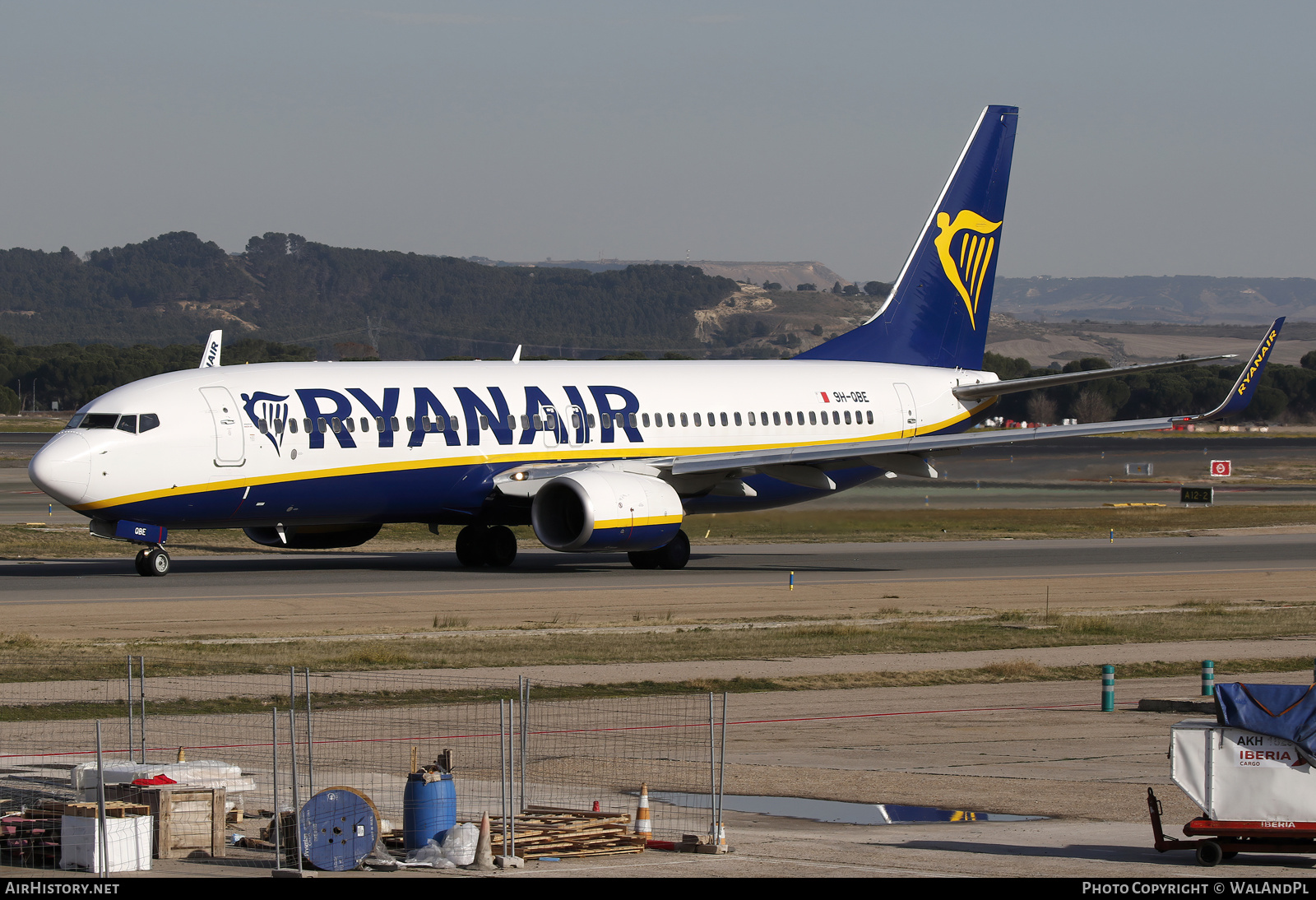 Aircraft Photo of 9H-QBE | Boeing 737-8AS | Ryanair | AirHistory.net #790040