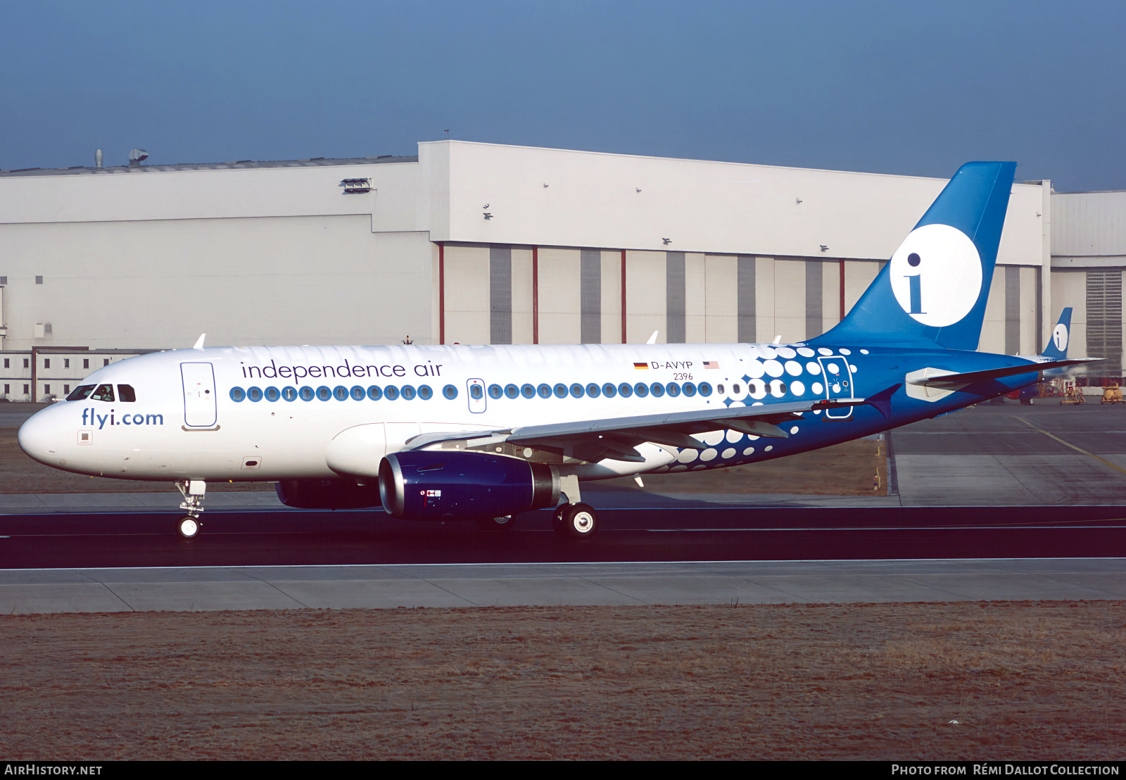 Aircraft Photo of D-AVYP | Airbus A319-132 | Independence Air | AirHistory.net #790051