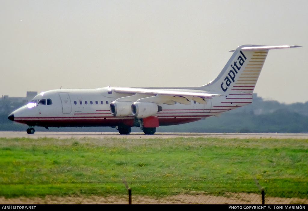 Aircraft Photo of G-OSKI | British Aerospace BAe-146-200 | Capital Airlines | AirHistory.net #790061
