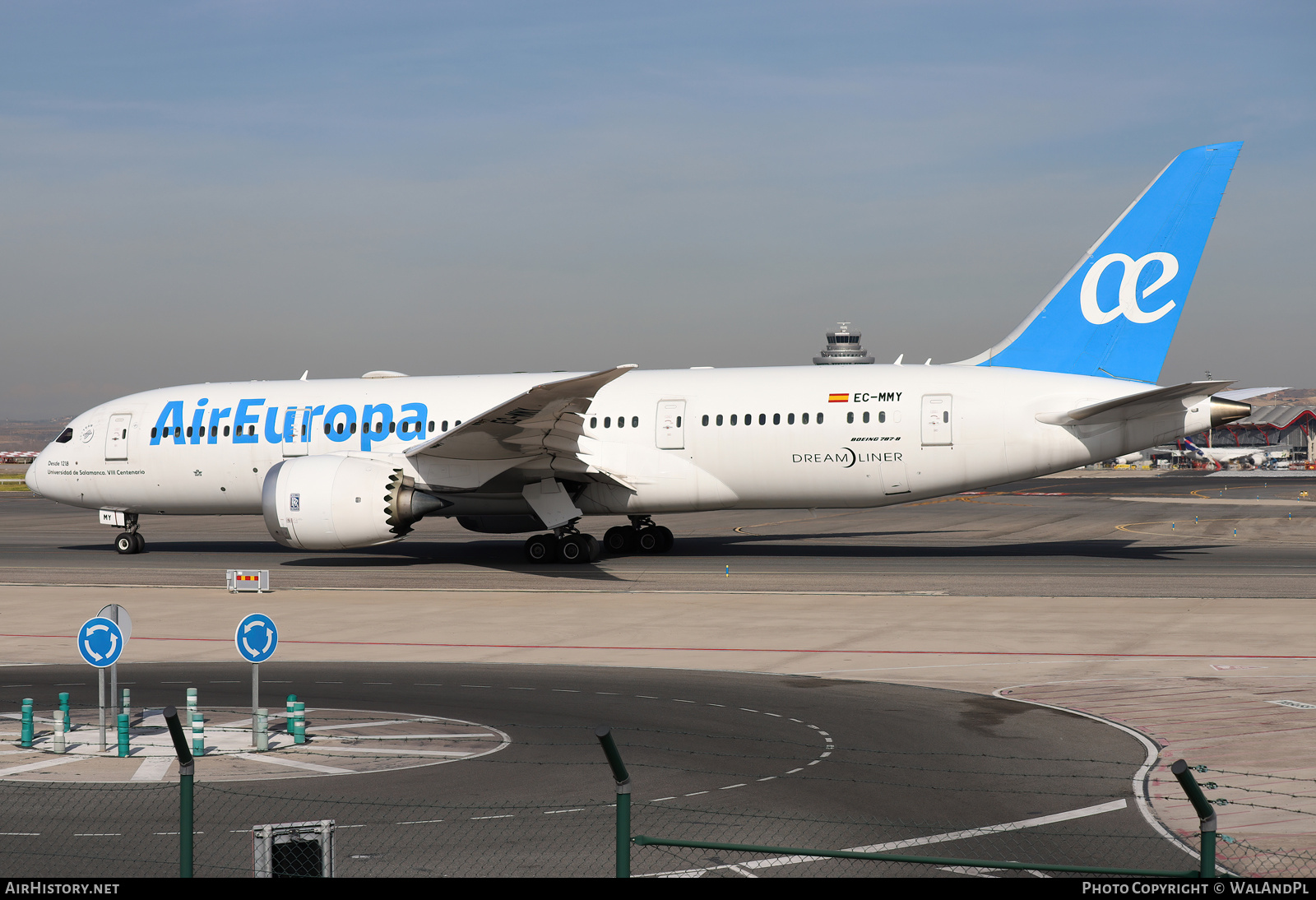 Aircraft Photo of EC-MMY | Boeing 787-8 Dreamliner | Air Europa | AirHistory.net #790064