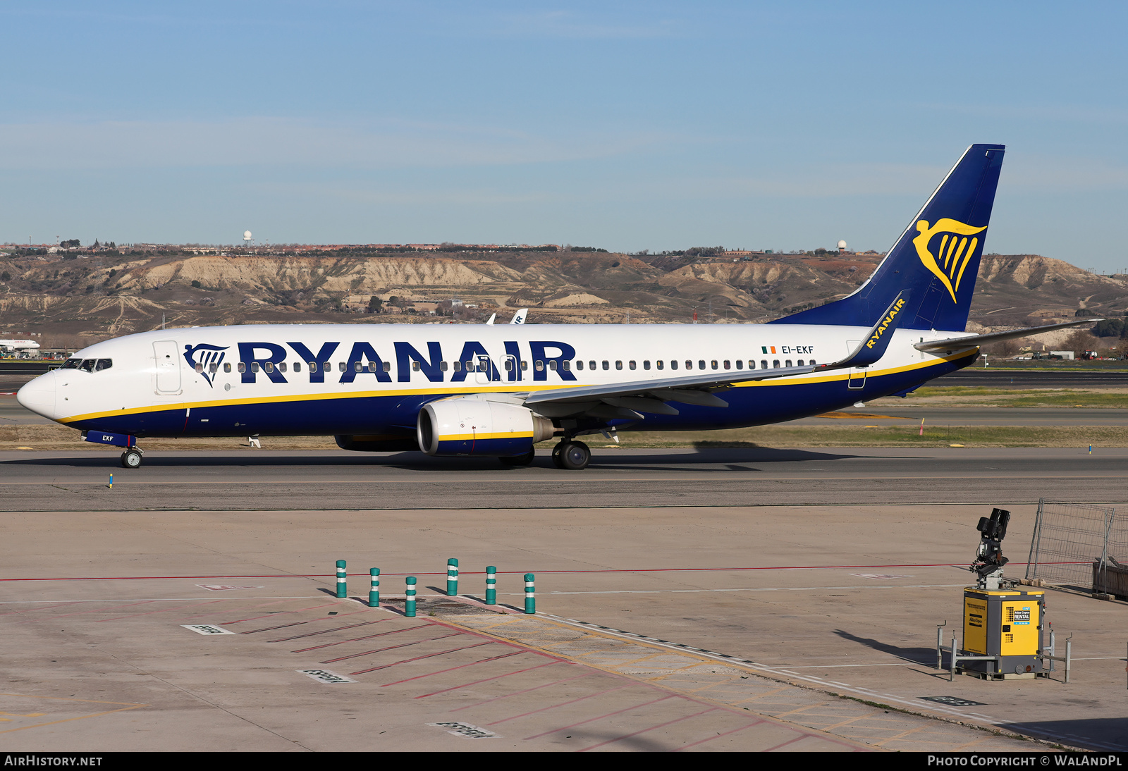 Aircraft Photo of EI-EKF | Boeing 737-8AS | Ryanair | AirHistory.net #790065