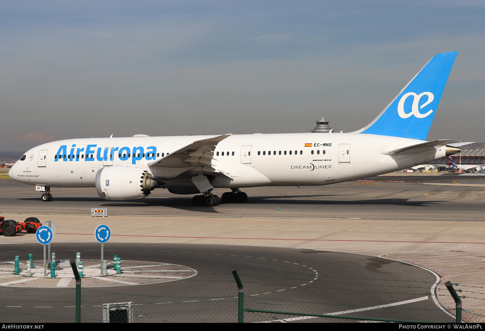 Aircraft Photo of EC-MNS | Boeing 787-8 Dreamliner | Air Europa | AirHistory.net #790075