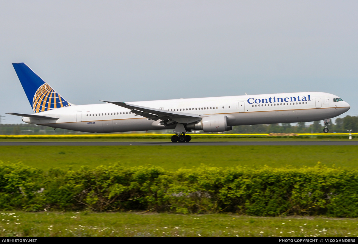 Aircraft Photo of N76055 | Boeing 767-424/ER | Continental Airlines | AirHistory.net #790087