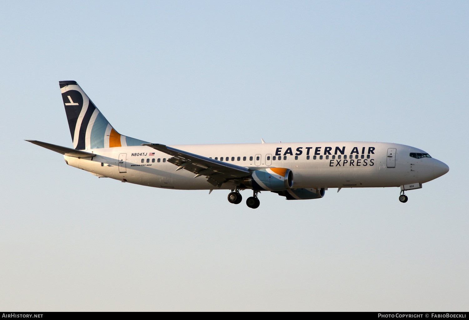 Aircraft Photo of N804TJ | Boeing 737-401 | Eastern Air Express | AirHistory.net #790099