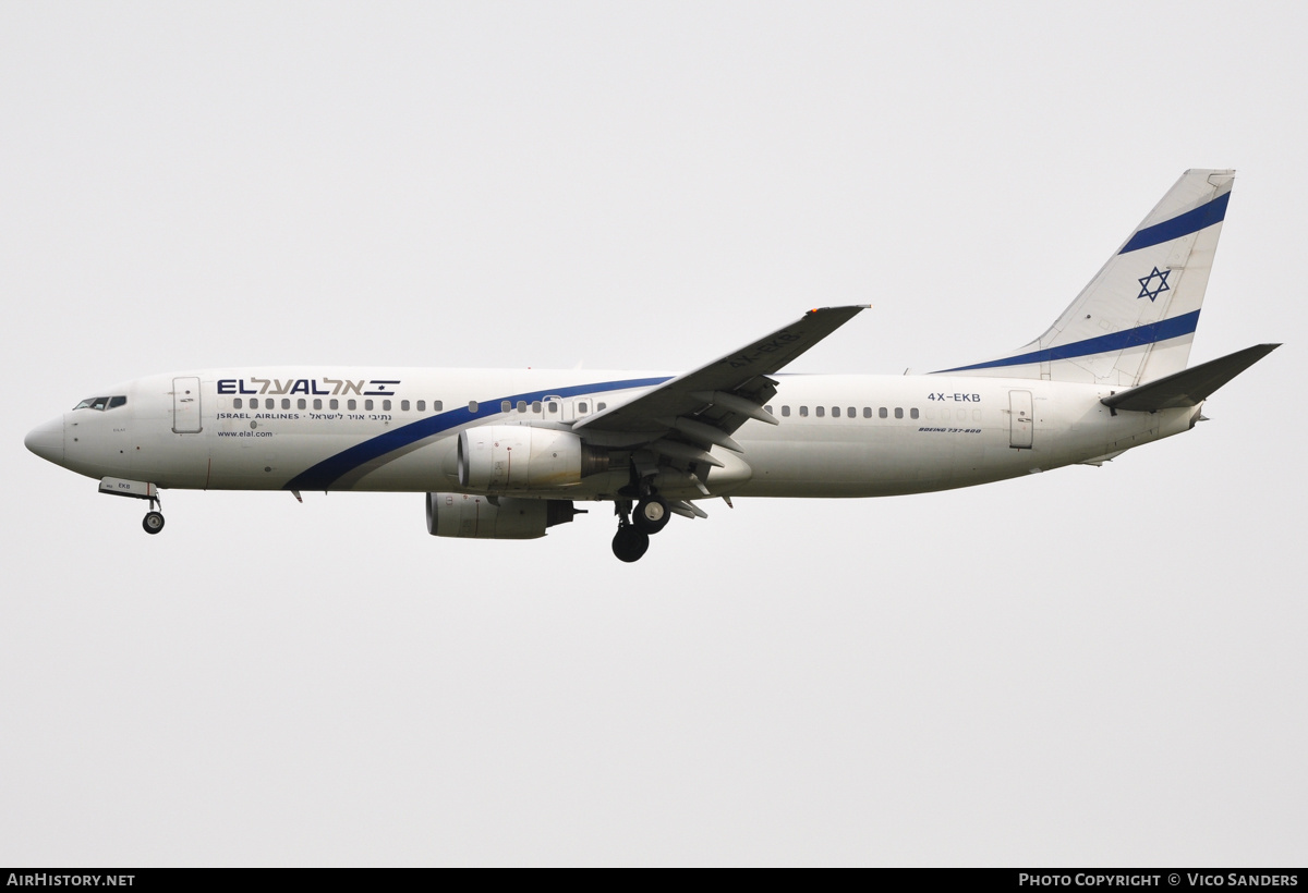 Aircraft Photo of 4X-EKB | Boeing 737-858 | El Al Israel Airlines | AirHistory.net #790136